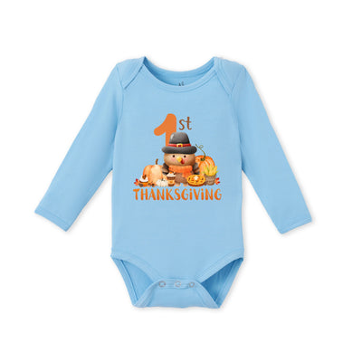 1st Thanksgiving Bamboo Baby Bodysuit