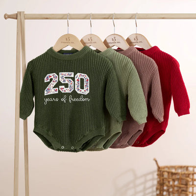 250 Years of Freedom Anniversary Baby Romper