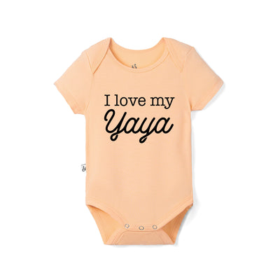 'I Love My Yaya' Bodysuit, Yaya Baby Onesie