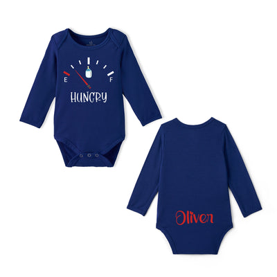 Custom Hungry Baby Bamboo Bodysuit