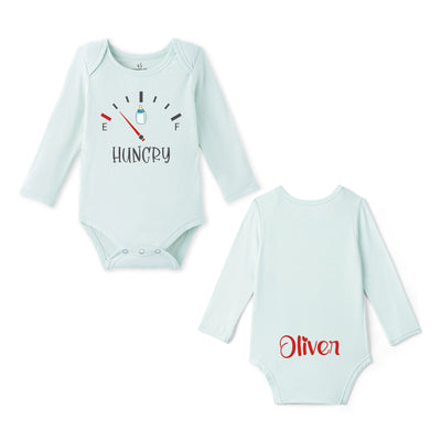 Custom Hungry Baby Bamboo Bodysuit
