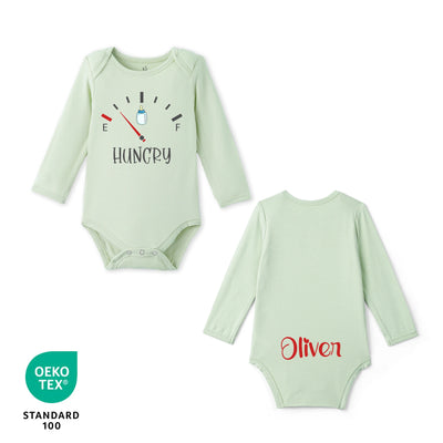 Custom Hungry Baby Bamboo Bodysuit