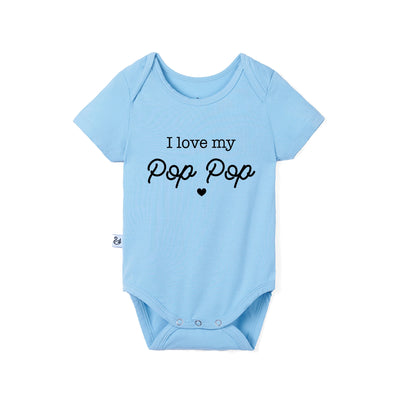 'I Love My Pop Pop' Bamboo Baby Bodysuit