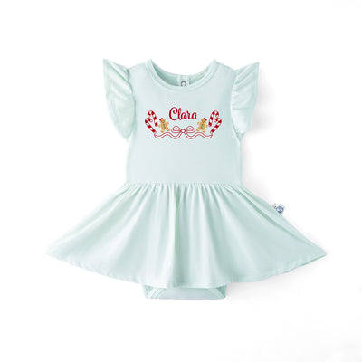 Baby Girl Gingerbread Christmas Dress