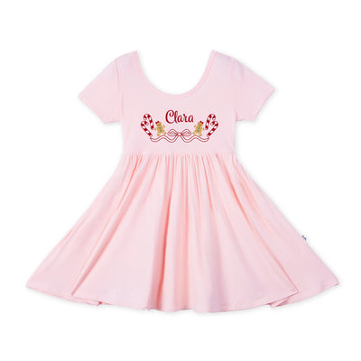 Baby Girl Gingerbread Christmas Dress
