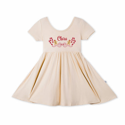 Baby Girl Gingerbread Christmas Dress