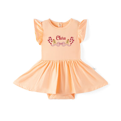 Baby Girl Gingerbread Christmas Dress