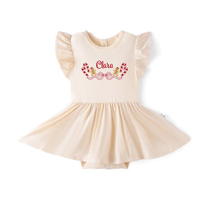 Baby Girl Gingerbread Christmas Dress