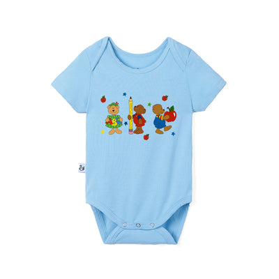 Back to School Bamboo Baby Bodysuit