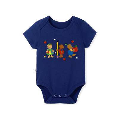 Back to School Bamboo Baby Bodysuit