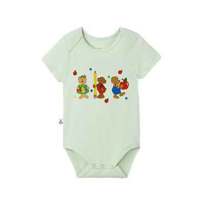 Back to School Bamboo Baby Bodysuit