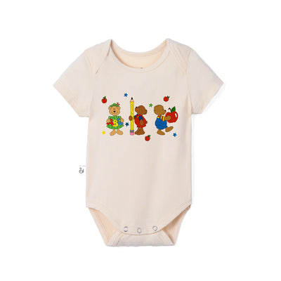 Back to School Bamboo Baby Bodysuit