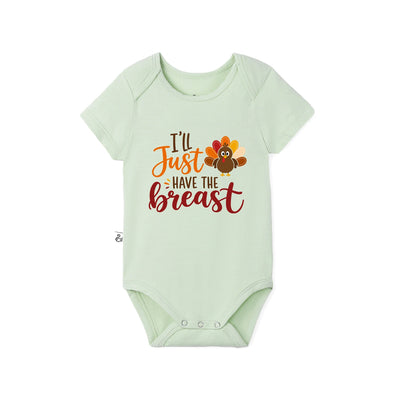 Bamboo I'll Just Have The Breast Please Baby Bodysuit