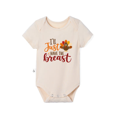 Bamboo I'll Just Have The Breast Please Baby Bodysuit
