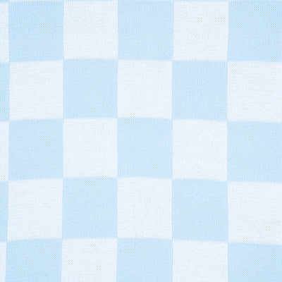 Checker Jacquard Knit Baby Blanket