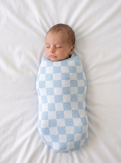 Checker Swaddle Blanket