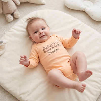 Christmas Gingerbread Baby Bodysuit
