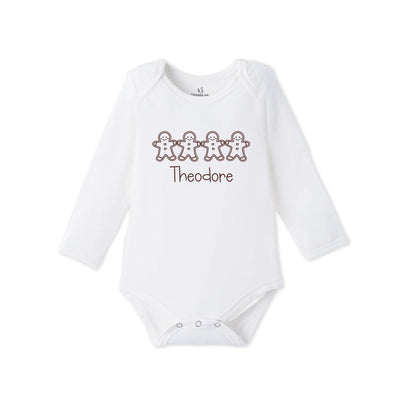 Christmas Gingerbread Baby Bodysuit