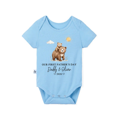 Custom First Father’s Day Baby Onesie