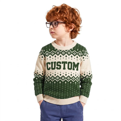 Custom Xmas Ugly Baby Knit Sweater