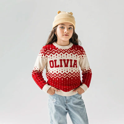 Custom Xmas Ugly Baby Knit Sweater