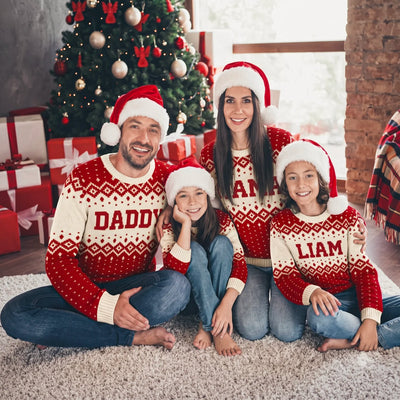 Custom Xmas Ugly Baby Knit Sweater