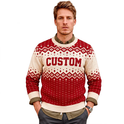 Custom Xmas Ugly Unisex Knit Sweater