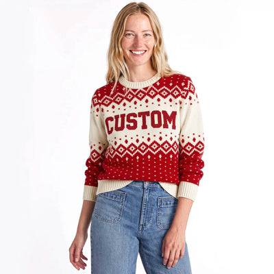 Custom Xmas Ugly Unisex Knit Sweater