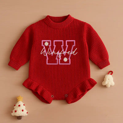 Custom Daisy Name Baby Romper - SwaddleAn