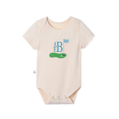 Custom Embroidered Monogram Golf Bamboo Bodysuit