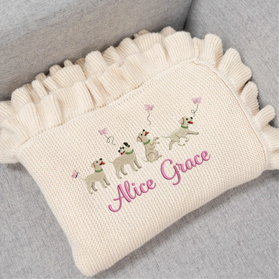 Custom Labrador Retriever Dog Blanket