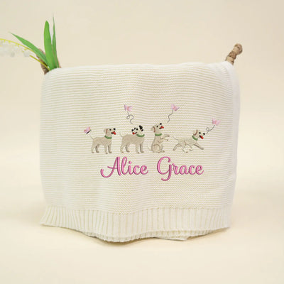 Custom Labrador Retriever Dog Blanket