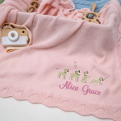 Custom Labrador Retriever Dog Blanket