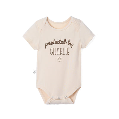 Custom Name Protected By Bamboo Bodysuit