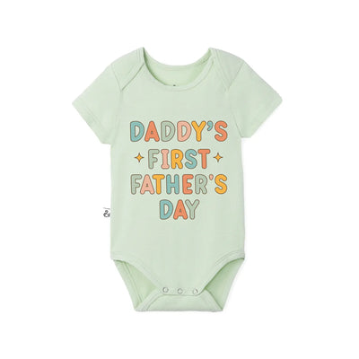 Daddy's First Father's Day Baby Onesie