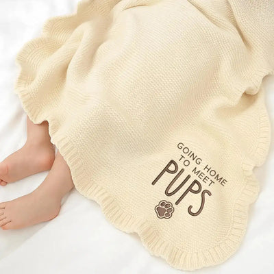 Going Home to Meet Puppy Baby Blanket is more than just a cozy wrap; it’s a beautiful announcement and a celebration of your growing family, designed to make that first meeting absolutely perfect.