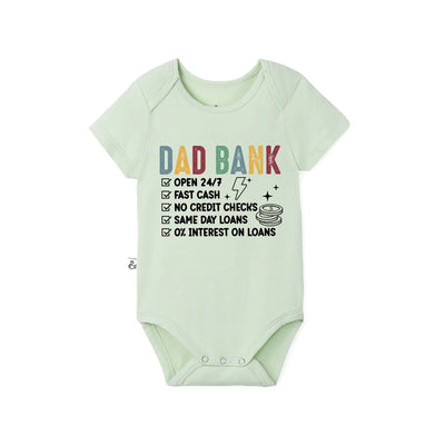 Dad Bank Definition Bamboo Baby Onesie