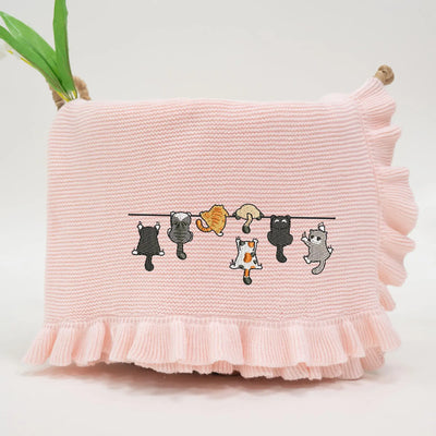 Funny Cat Lover Baby Blanket - SwaddleAn