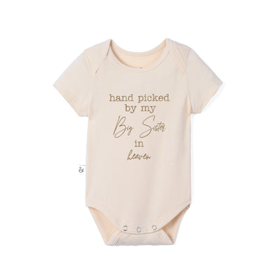 Hand Picked By My Big Sister In Heaven Bamboo Onesie