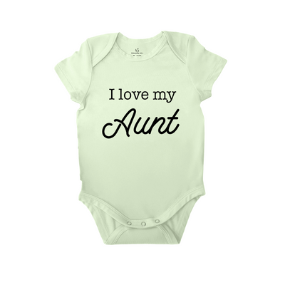 'I Love My Aunt' Bodysuit | A Gift for Her Favorite Little Person SwaddleAn