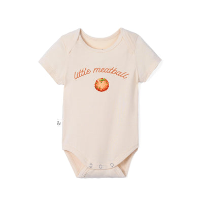 Little Meatball Italian Baby Bamboo Onesie