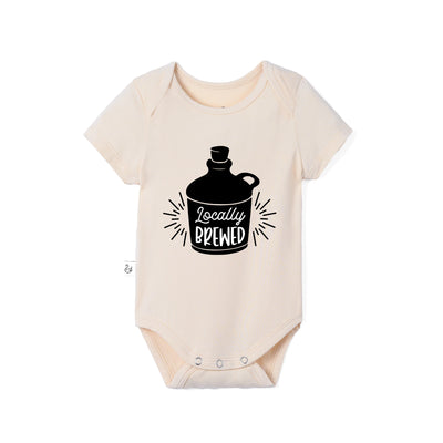 'Locally Brewed' Bamboo Baby Bodysuit