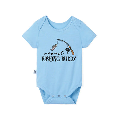 Newest Fishing Buddy Baby Onesie