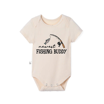 Newest Fishing Buddy Baby Onesie
