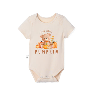 Our Little Pumpkin Autumn Bamboo Baby Bodysuit