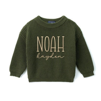Personalized Baby Name Classic Sweater