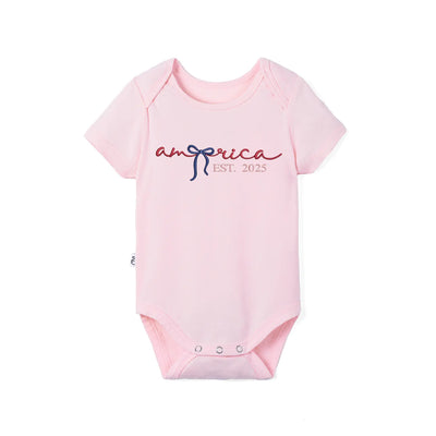 Personalized Coquette America Baby Onesie