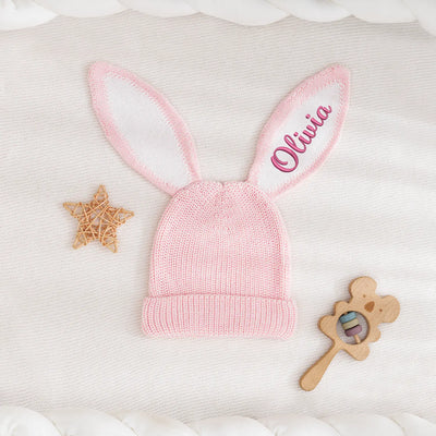 Personalized Baby Easter's Day Bunny Beanie
