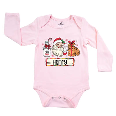 Personalized Christmas Santa Sweet Baby Onesie - SwaddleAn