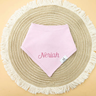 Personalized Embroidered Baby Name Bibs - SwaddleAn